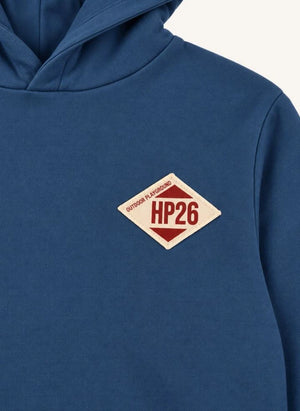 Hundred Pieces - Pat Freedom Sudadera Orgánica de Algodón | Gris azul