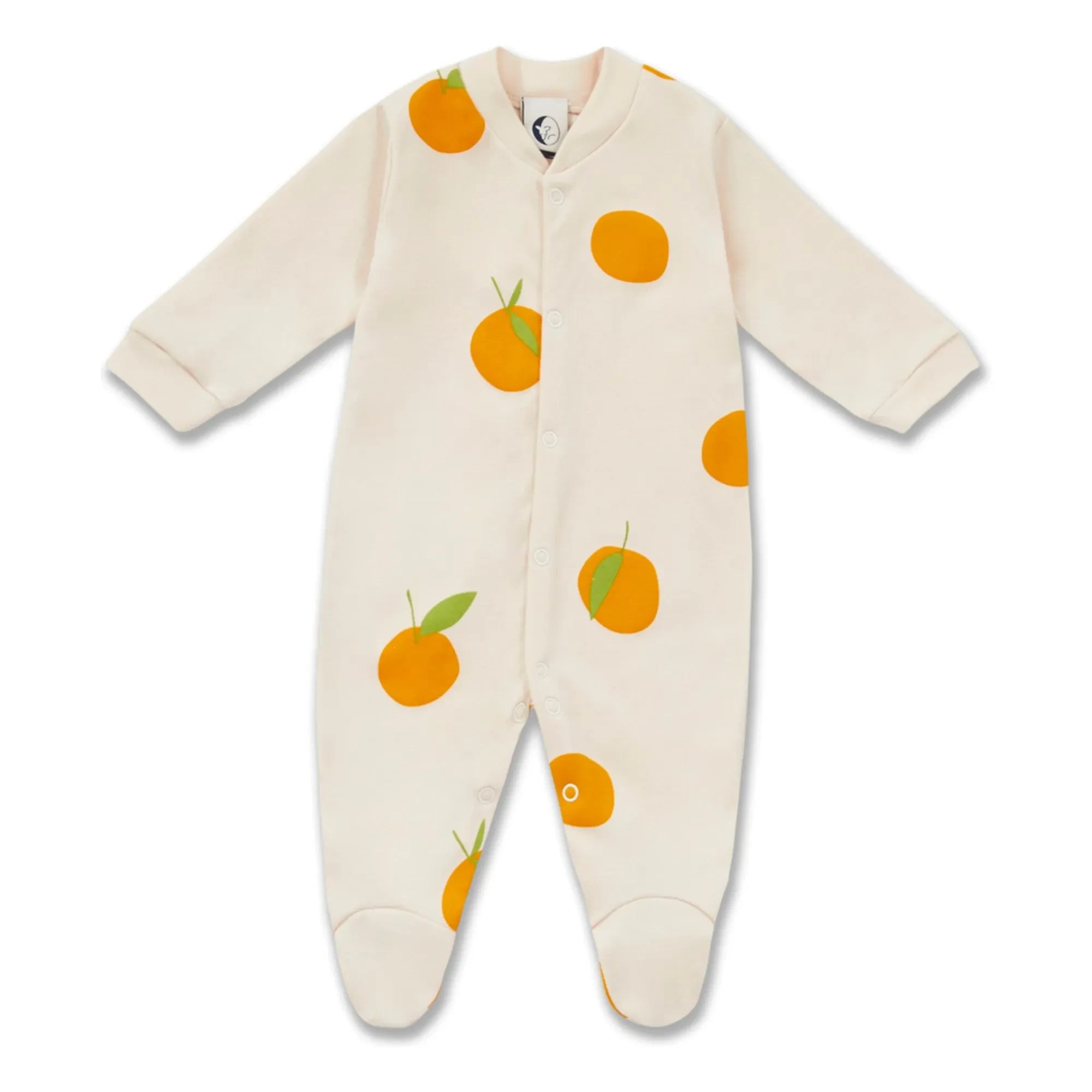 Sleepy Doe - Pijama de pies Clementines Algodón orgánico | Crudo