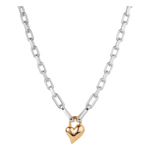 Jenny Bird - Collar Corazón Cerrado | Oro/Plata