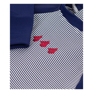 Petit Bateau - Bañador a rayas con protección UV | Azul