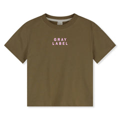 Gray Label - Oversize Tişört Gray Label Organik Pamuk | Brown