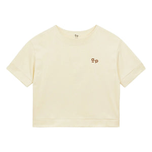 a.p - Camiseta de algodón orgánico | Crudo
