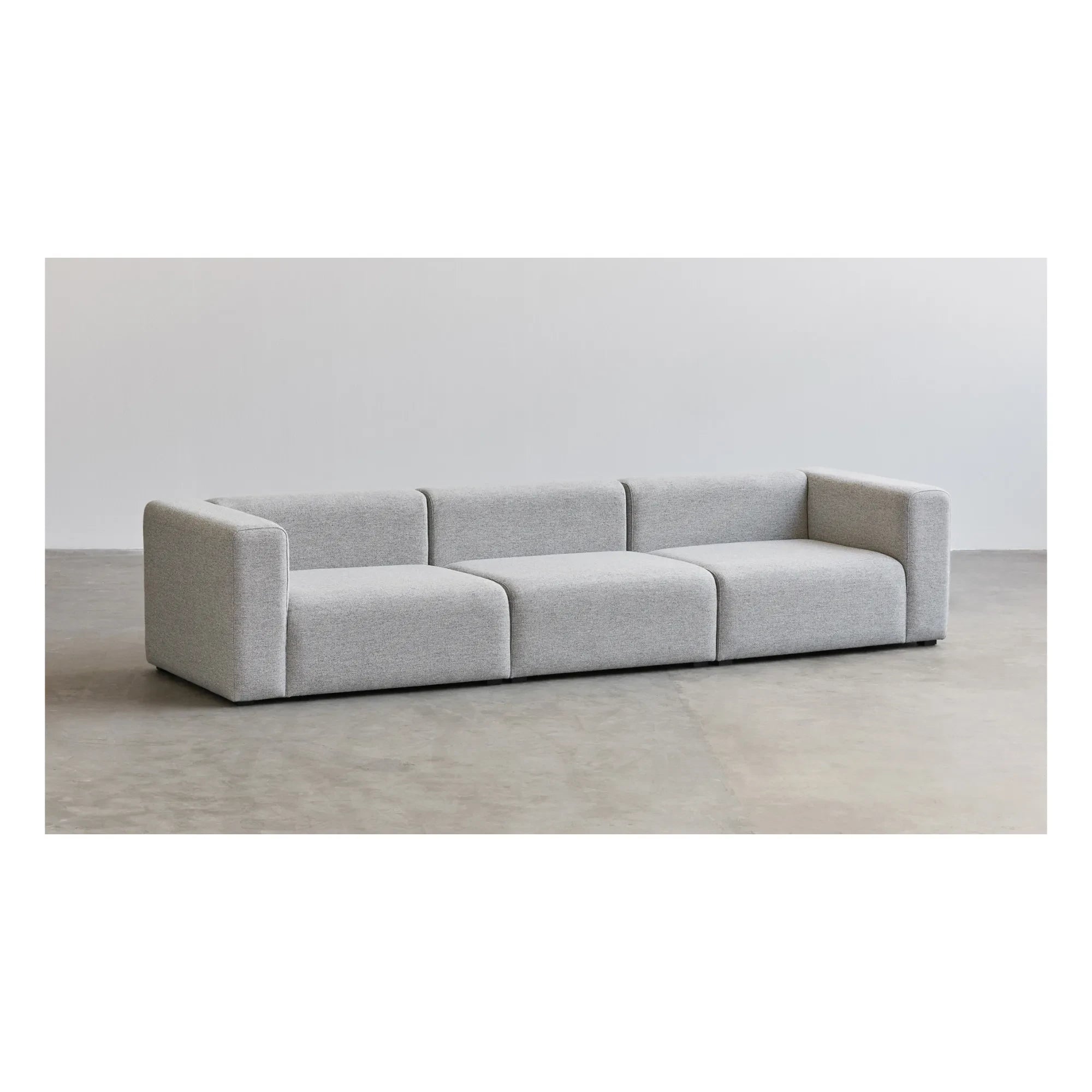 Hay - Mag Sofá de 3 plazas combinación 1 | Gris claro
