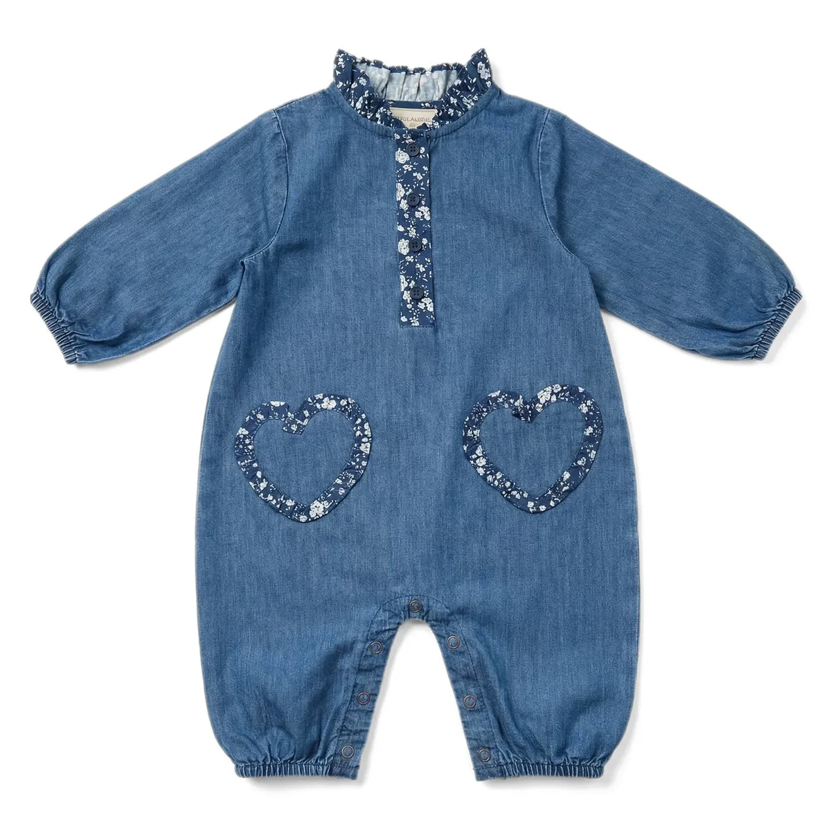 Louis Louise - Garlone Denim Mono con Estampado Floral | Mavi
