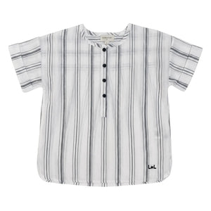Louis Louise - Saul Çizgili Kurta | Siyah