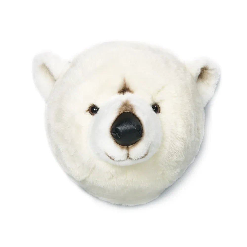 Wild & Soft - Decoración de pared de cabeza de oso polar