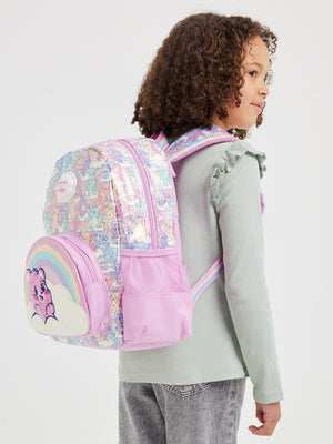 Smiggle - Mochila de guardería con capucha Care Bears