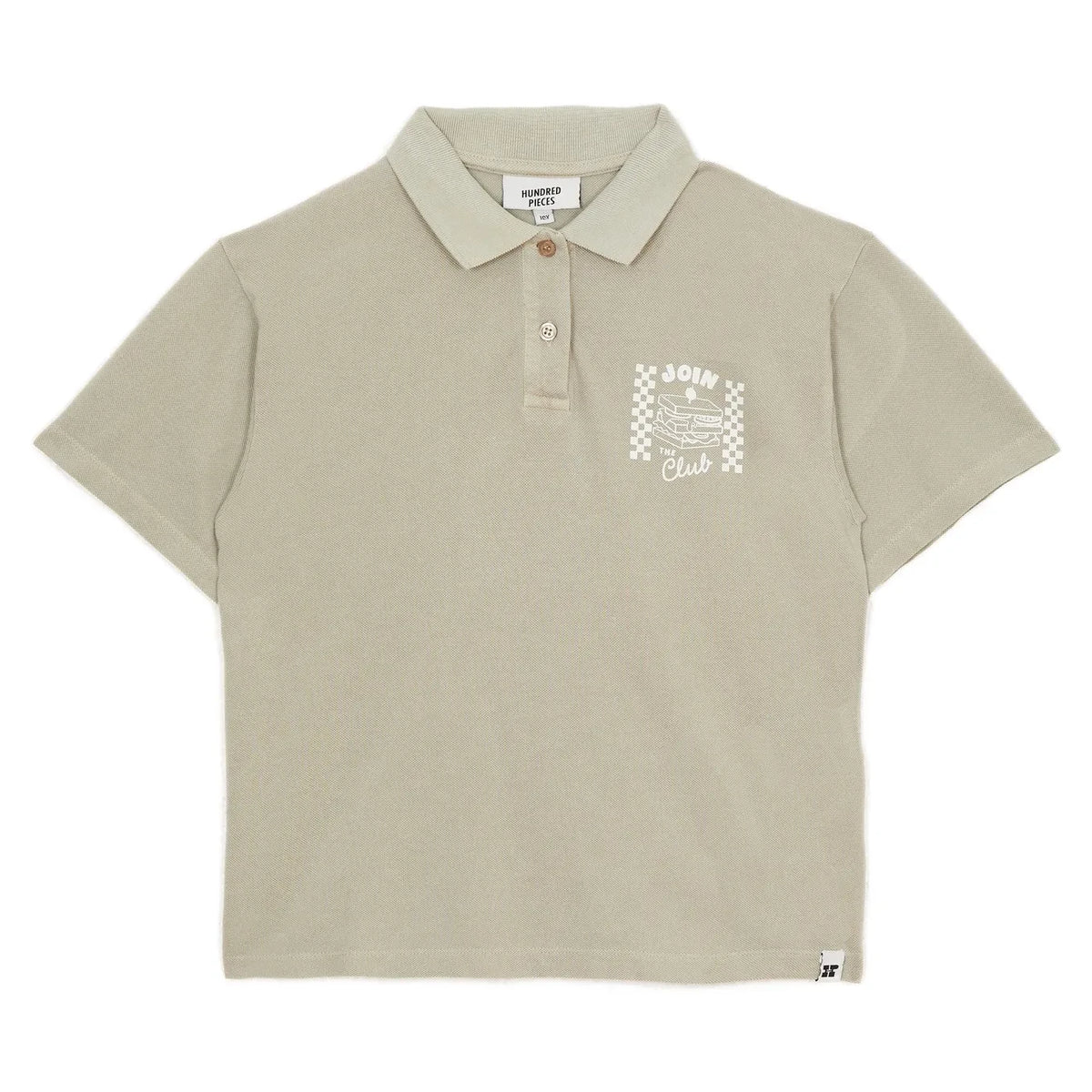 Hundred Pieces - Ozzie Club Sándwich Polo de algodón orgánico | Beige