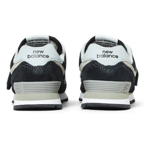 New Balance - Zapatillas deportivas con cierre de velcro 574 | Negro