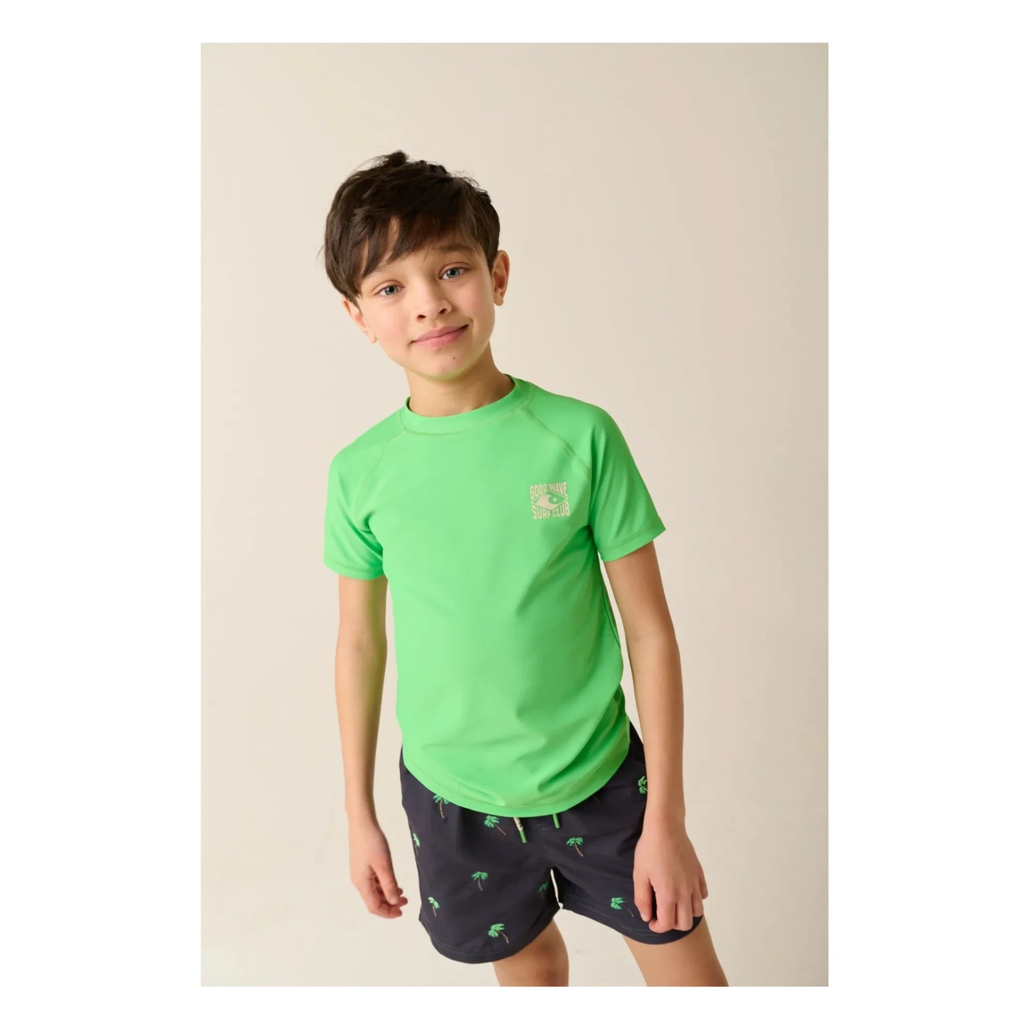 Tumble N'Dry - Camiseta de baño con protección UV de fibra reciclada Piaui | Verde