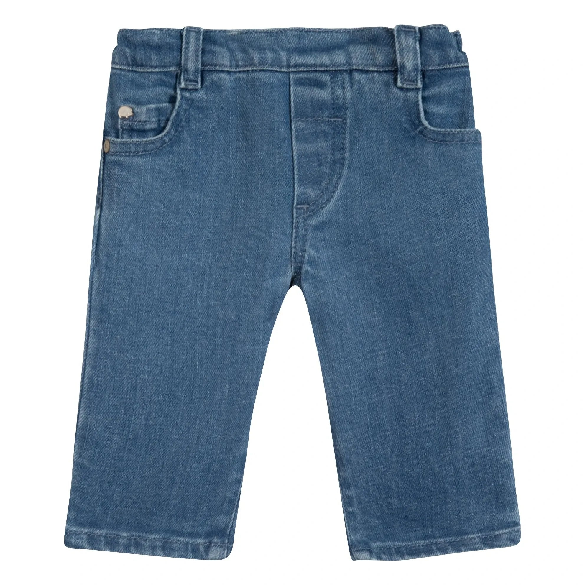 Tartine et Chocolat - Pantalones vaqueros rectos para bebé | Azul