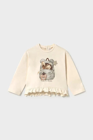 Blusa Mayoral de manga larga de algodón para niños