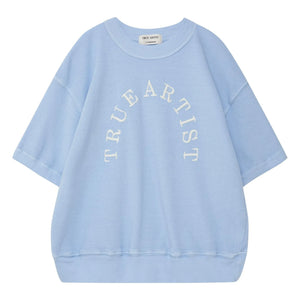 True Artist - Sudadera de manga corta N°12 Algodón orgánico | Azul claro