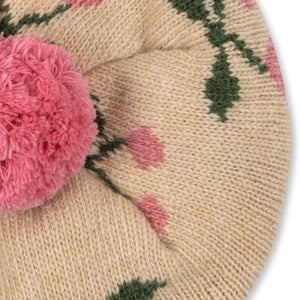 Konges Sløjd - Belou Cherry Yün Beret | Bej