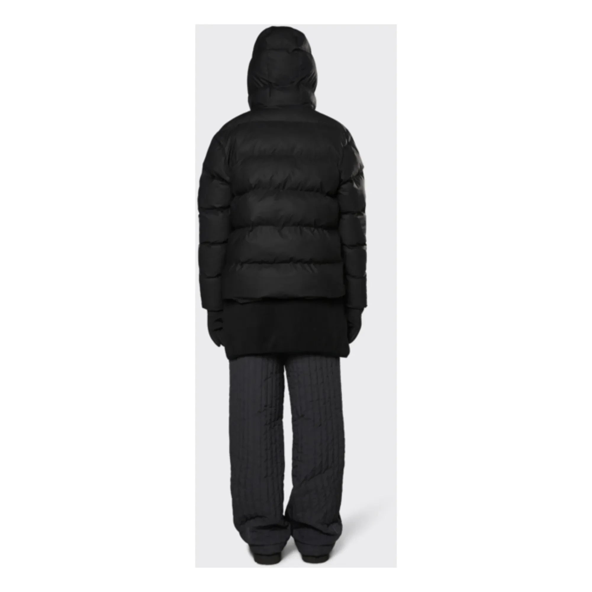 Rains - Chaqueta Acolchada con Capucha | Negro