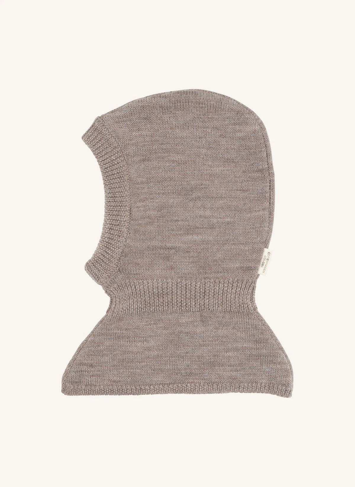 Copenhagen Colors - Balaclava acanalada de lana merino | Beige