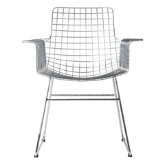 HKliving - Silla metálica | Cromo