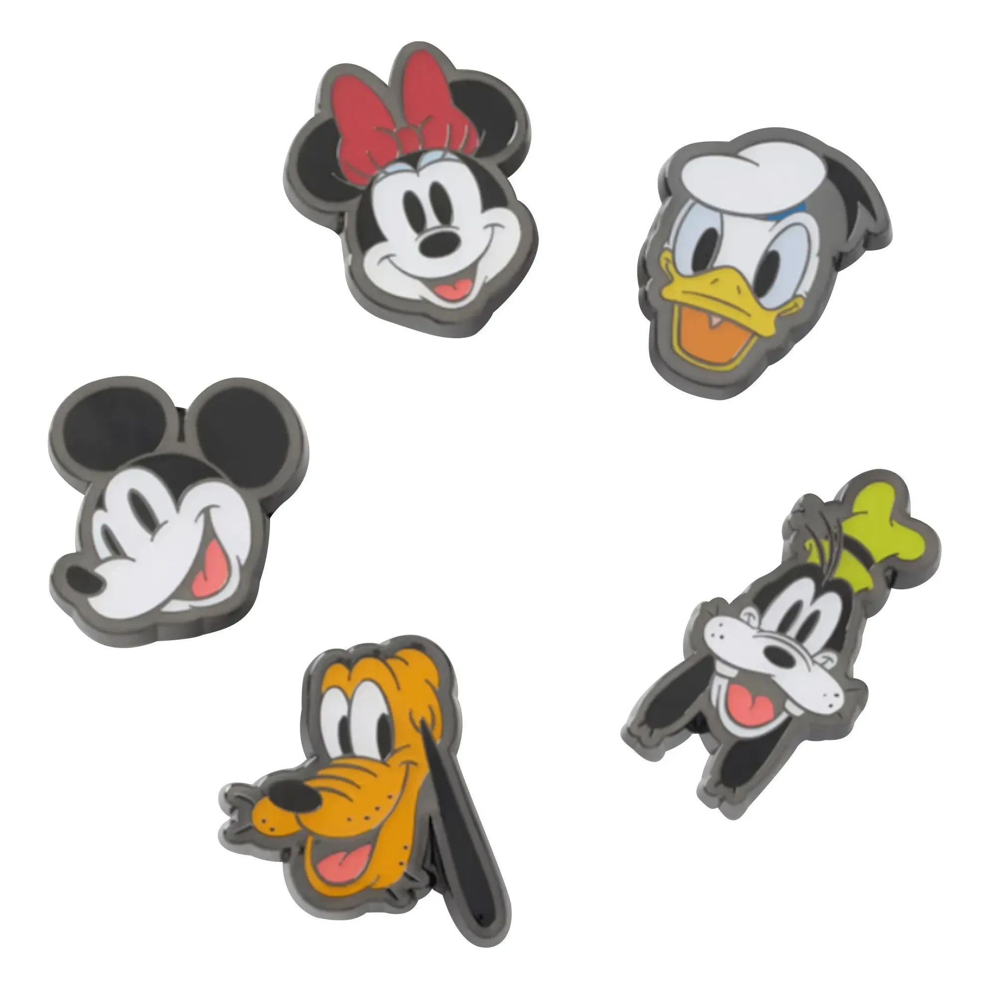 Crocs - Set de 5 Jibbitz Mickey y sus amigos | Negro