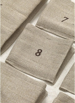 Ferm Living - Calendario de Adviento de algodón orgánico