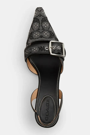 Zapatos de tacón de cuero Coach