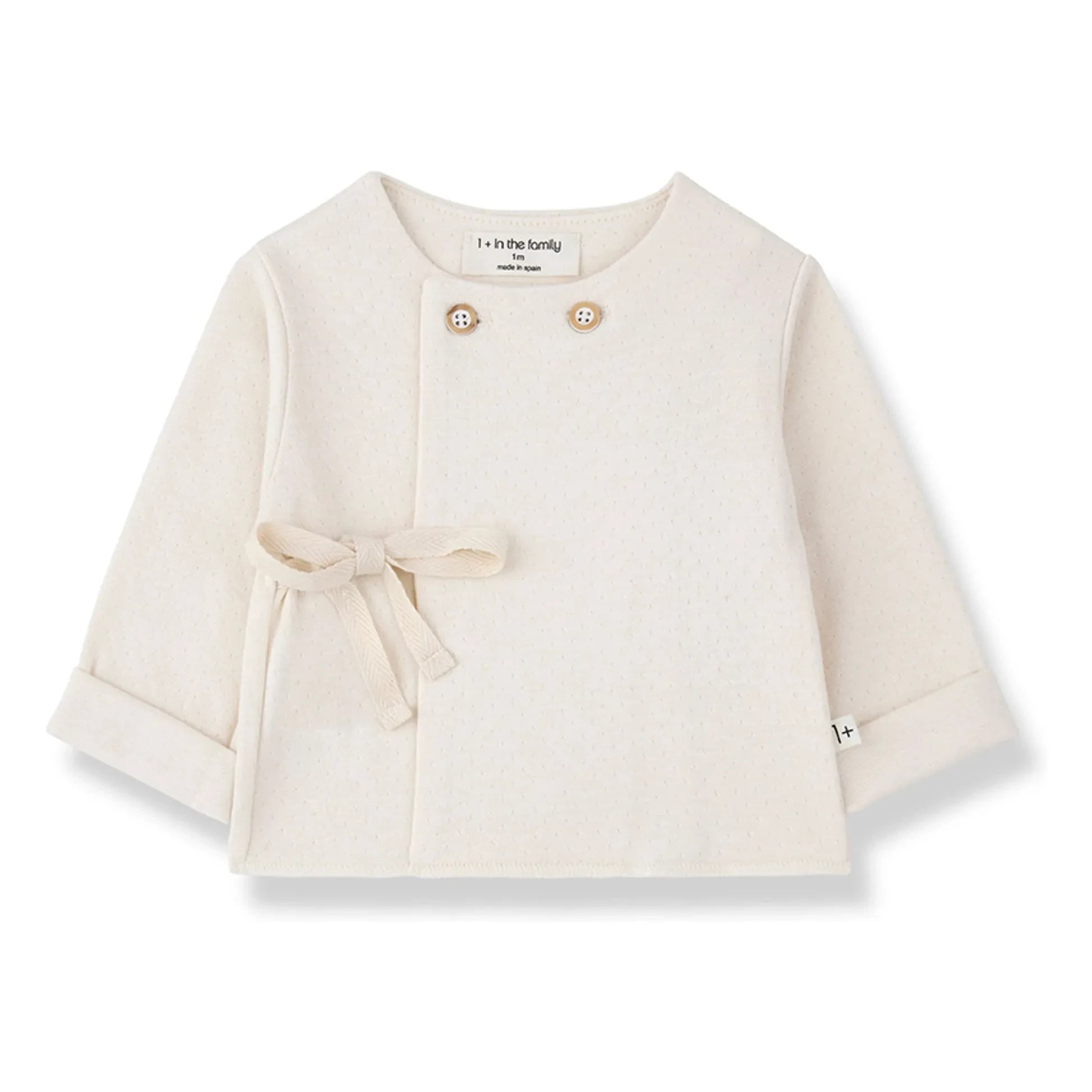1+ in the family - Camiseta Emilia con calados | Crudo