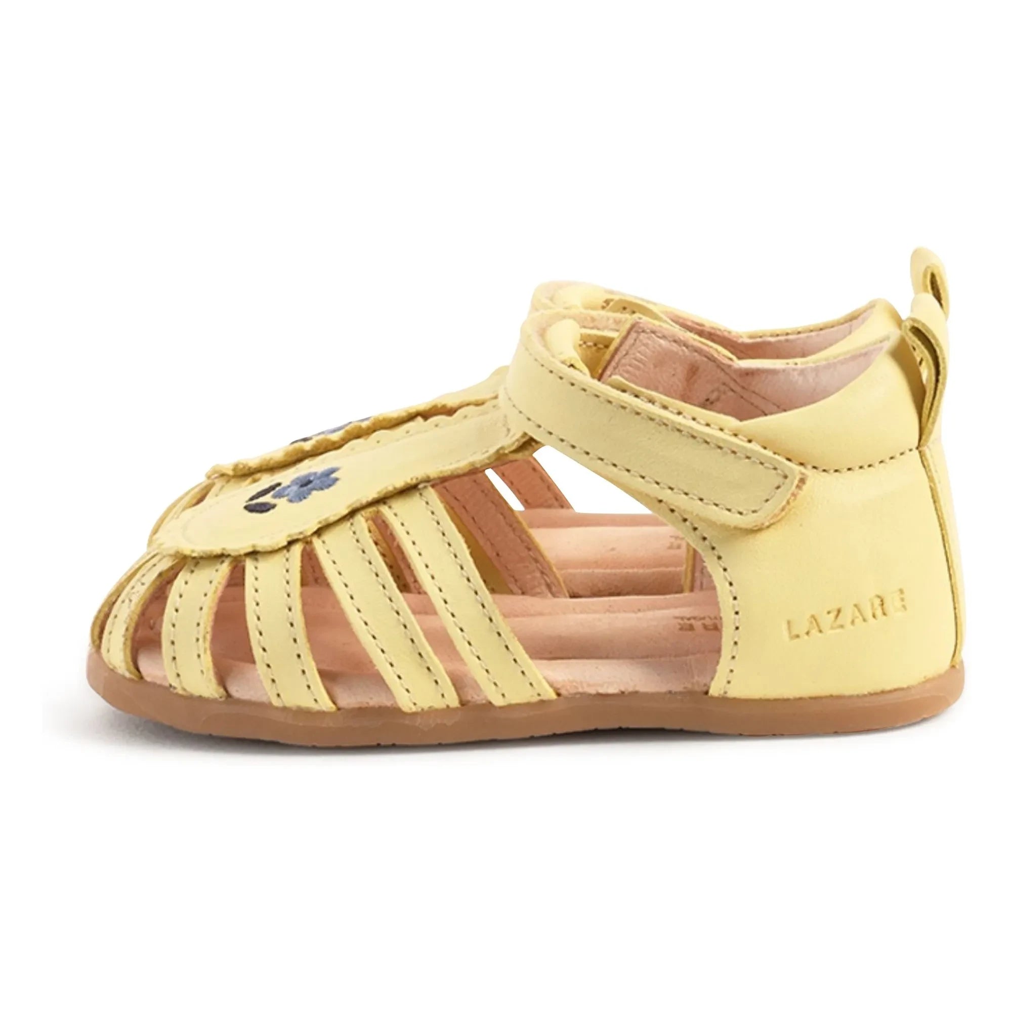 Sandalias Lazare - Colette con bordado de flores | Amarillo claro