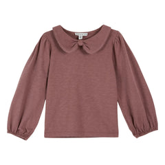 Emile et Ida - Camiseta Picote de algodón orgánico | Morado oscuro