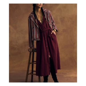 Xirena - Andrea Pamuk, vestido de gasa | Rojo