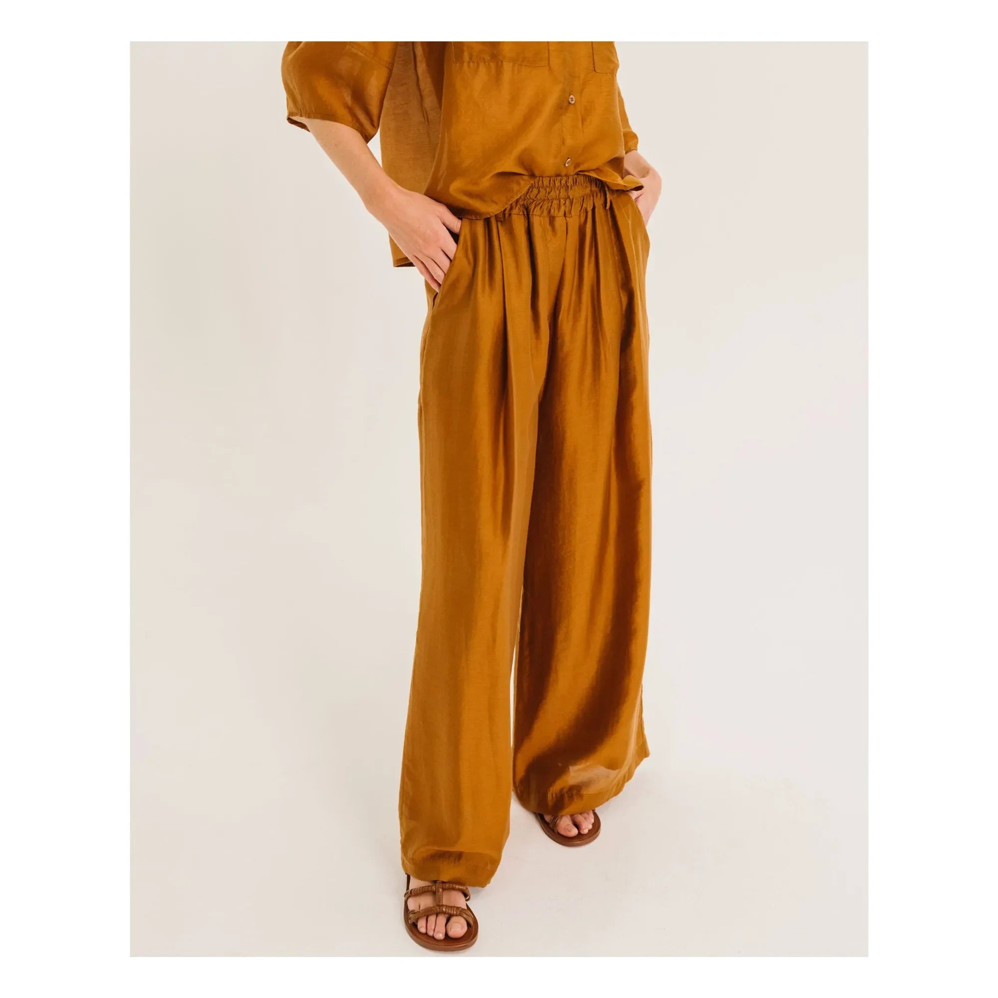 Tinsels - Pantalones Ediz | Rojo cobrizo