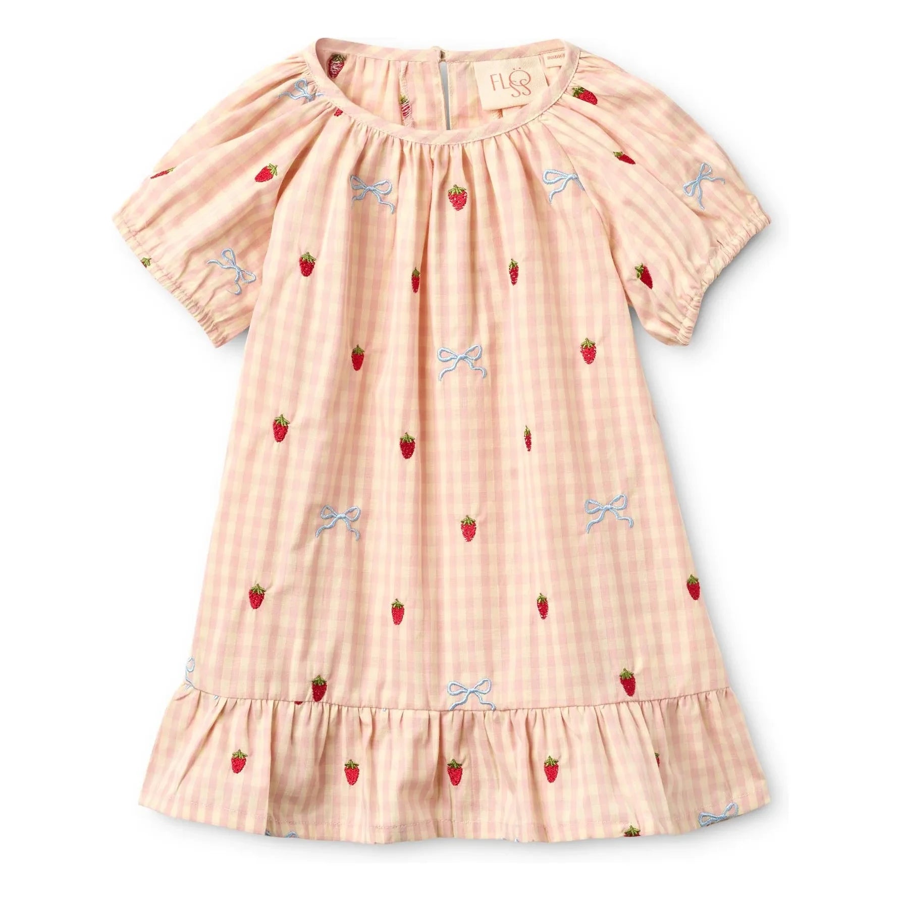 Flöss - Vestido Dolly Vichy | Albaricoque