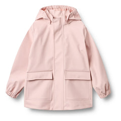 Wheat - Ollo Chaqueta Impermeable de Fibra Reciclada | Rosa Pálido
