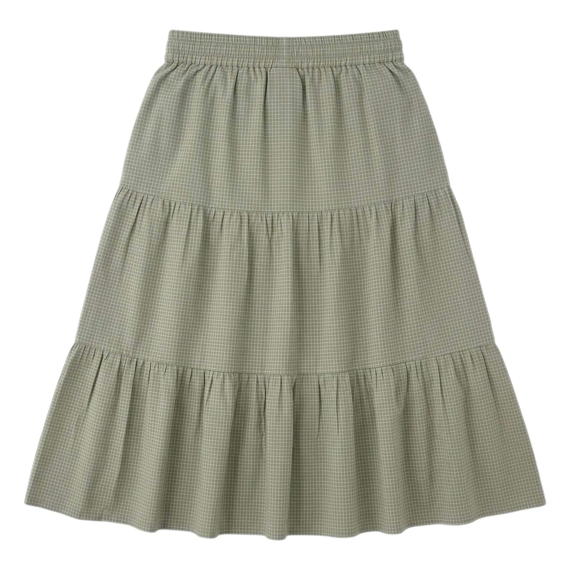 Cien Piezas - Falda Rosa Kareli | Verde Almendra