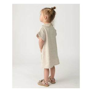 Donsje - Vestido Flien Claudine | Blanco jaspeado
