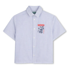 Kenzo - Camisa Oxford de rayas Kenzo Garden | Azul claro