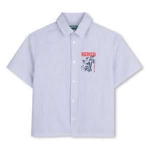 Kenzo - Camisa Oxford de rayas Kenzo Garden | Azul claro