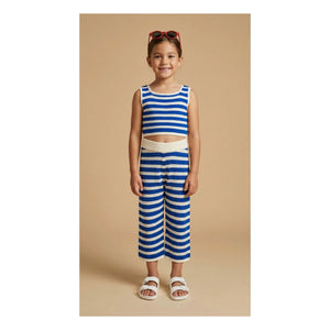Pepita & Me - Conjunto de Blusa Rayada y Pantalón Johnny Maille | Azul