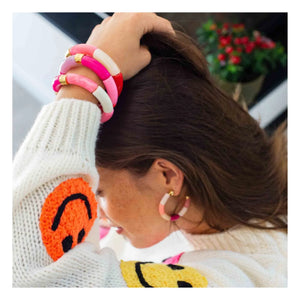 Parabaya - Pendientes Bola Personalizados | Rosa