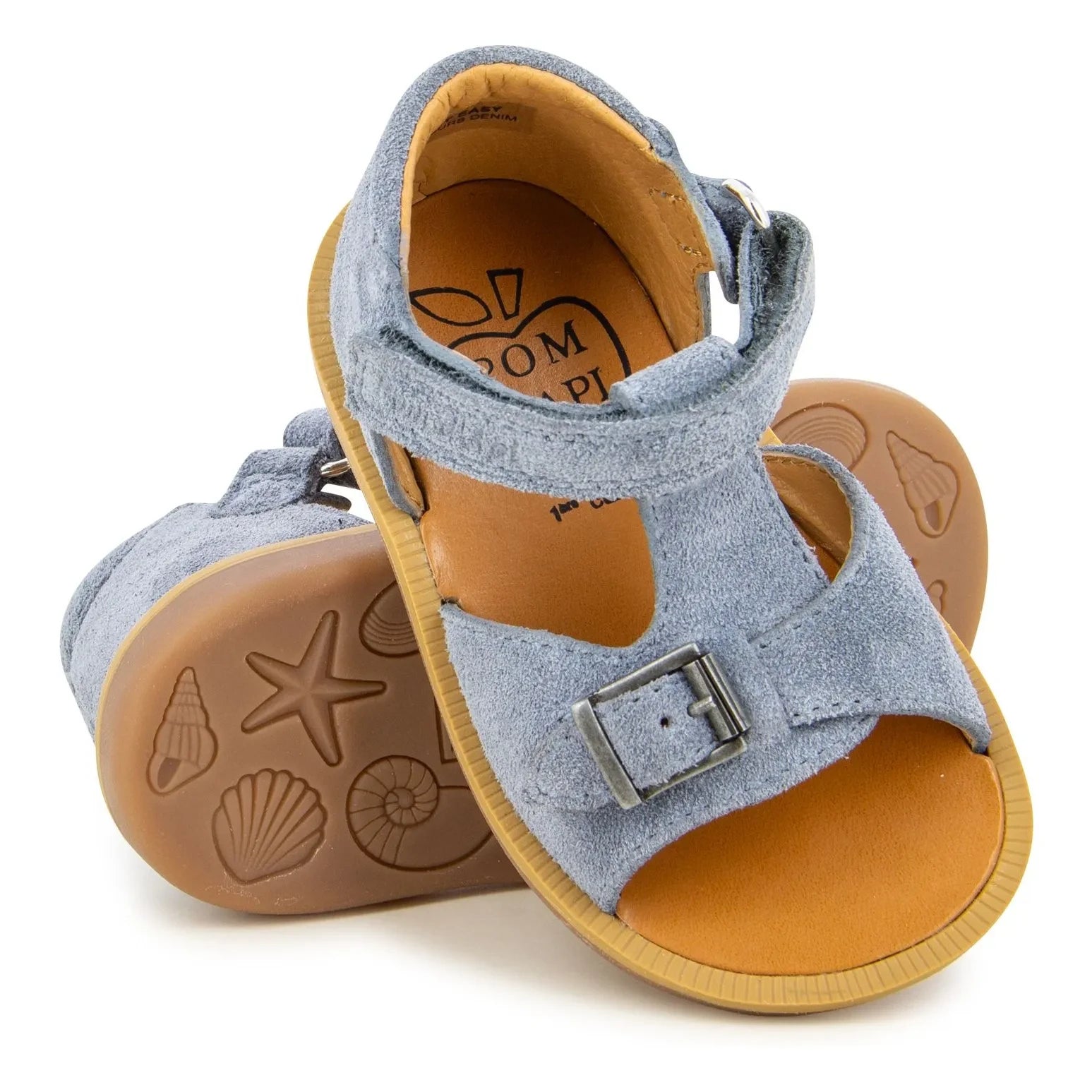 Pom d'Api - Sandalias Poppy Easy | Gris Azul