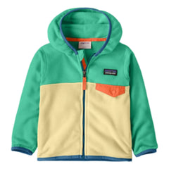 Patagonia - Chaqueta polar para bebé de fibra reciclada Micro D Snap-T | Turquesa