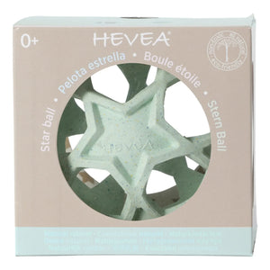 Hevea - Pelota de Estrella de Caucho Natural | Verde Menta