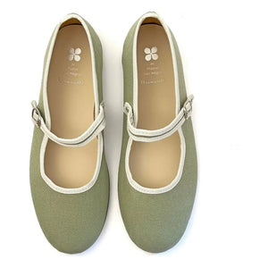 Hermosilla - Bailarinas Pivert - Colección de mujer | Caqui