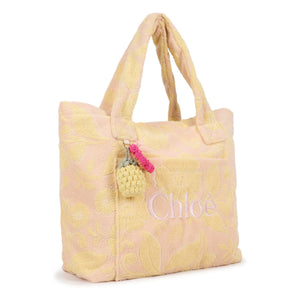 Chloé - Bolso de esponja jacquard | Melocotón