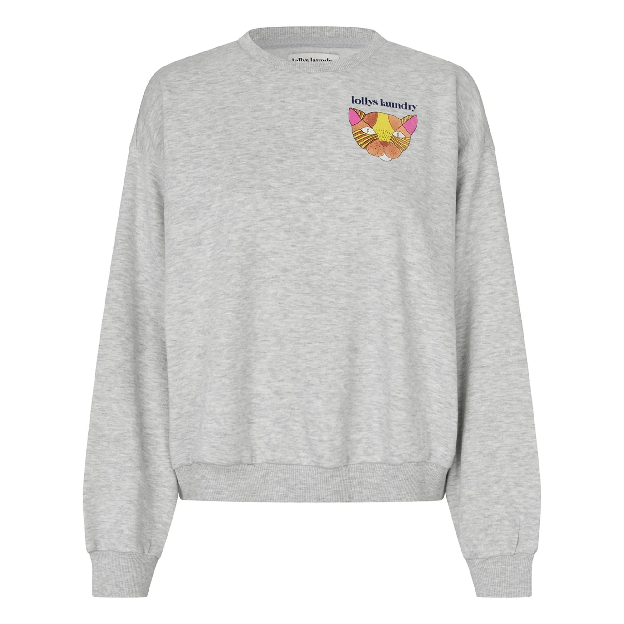 Lollys Laundry - Sudadera de algodón Cat Sydney | Gris