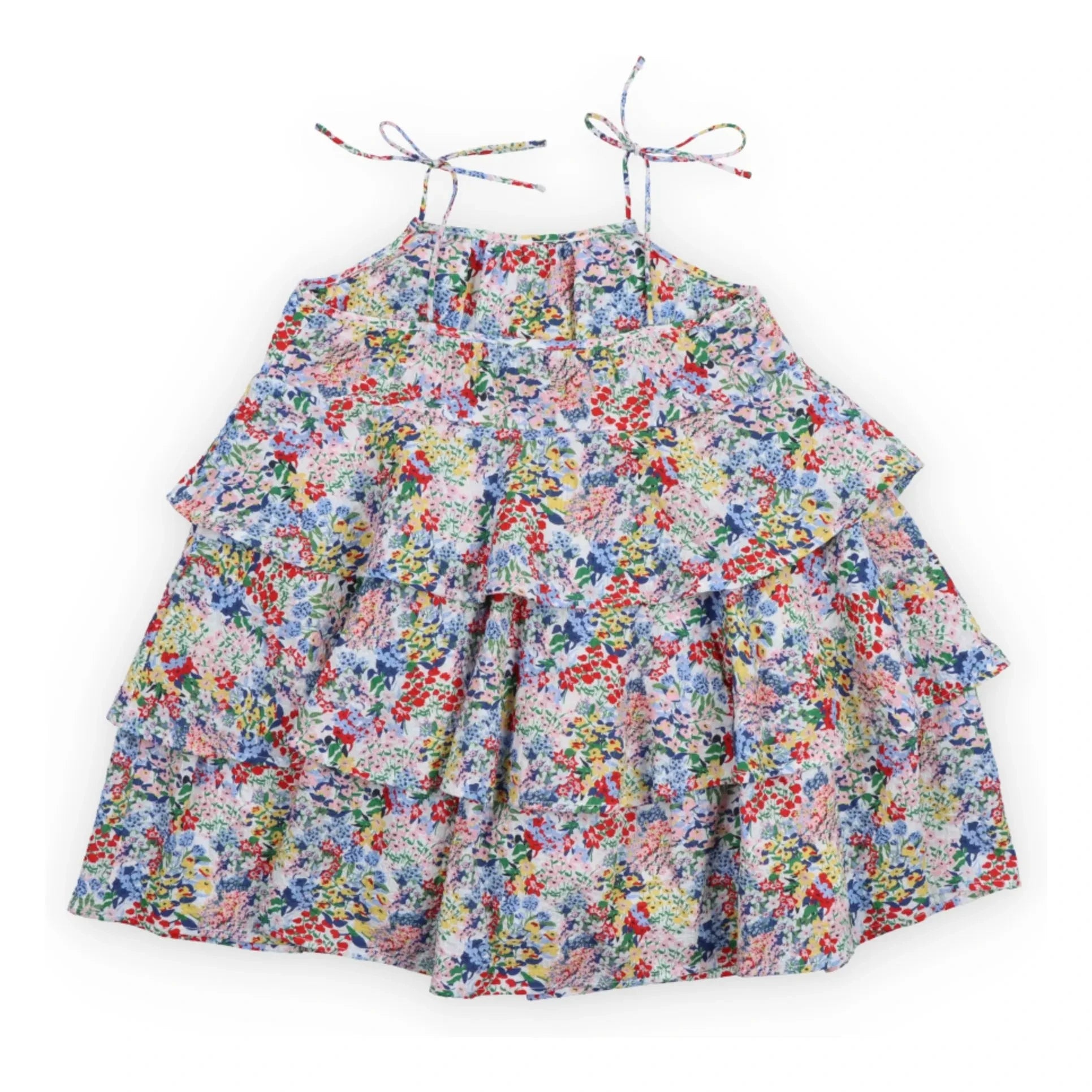 the new society - Vestido Verbena Fleurie | Azul