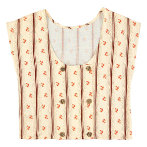 Sisters Department - Blusa sin mangas con estampado floral | Crudo