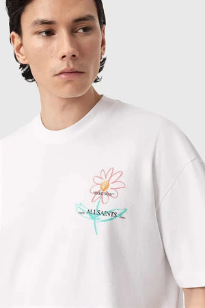 AllSaints Camiseta Oversize de Algodón para Hombre CRAYO