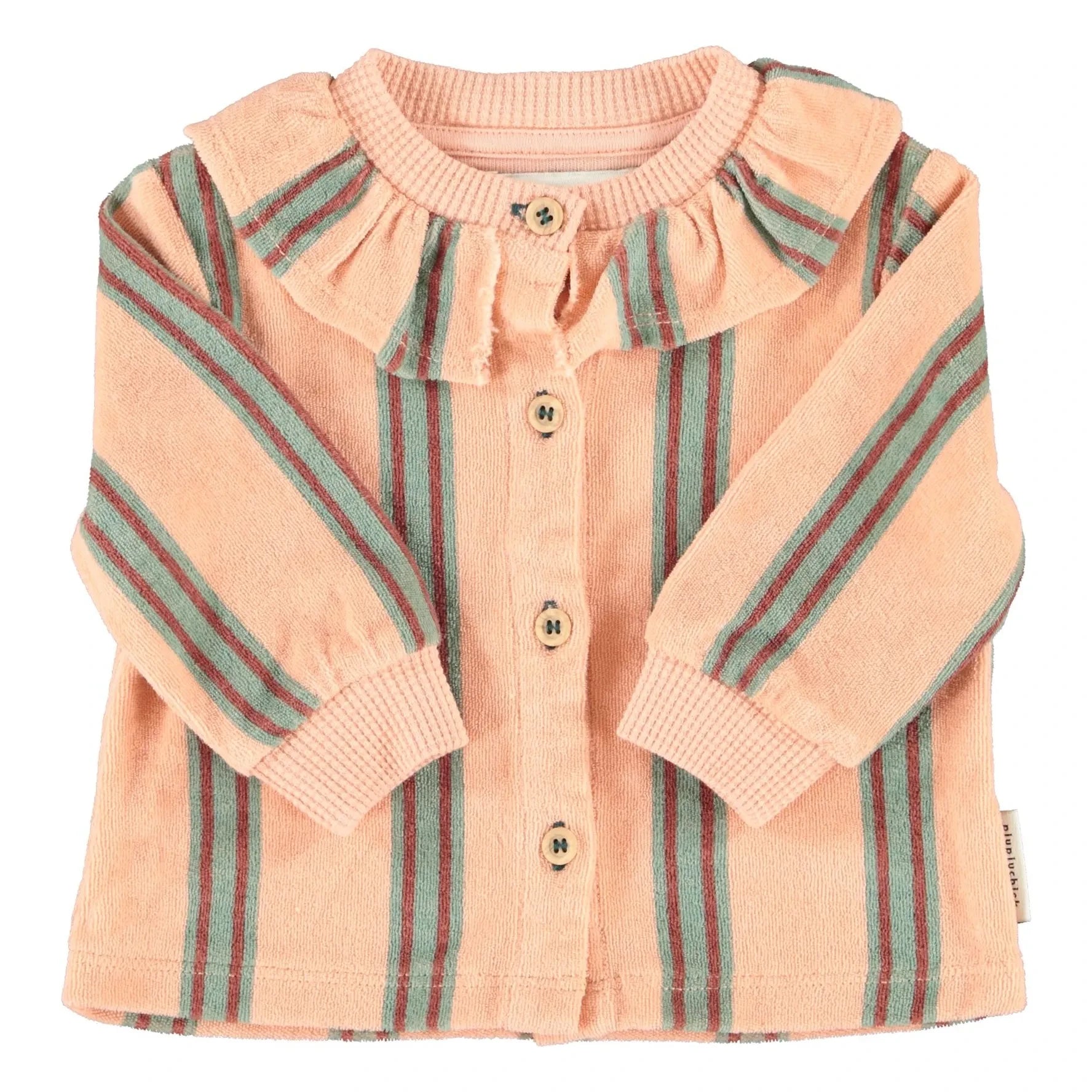 Piupiuchick - Blusa de Algodón Orgánico a Rayas | Rosa