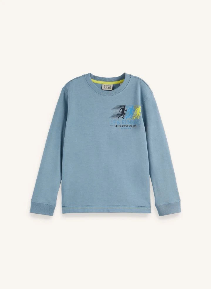 Scotch & Soda - Camiseta con estampado artístico Algodón orgánico | Mavi