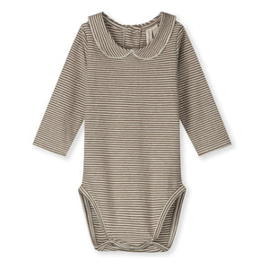 Gray Label - Body de algodón orgánico | Marrón caqui