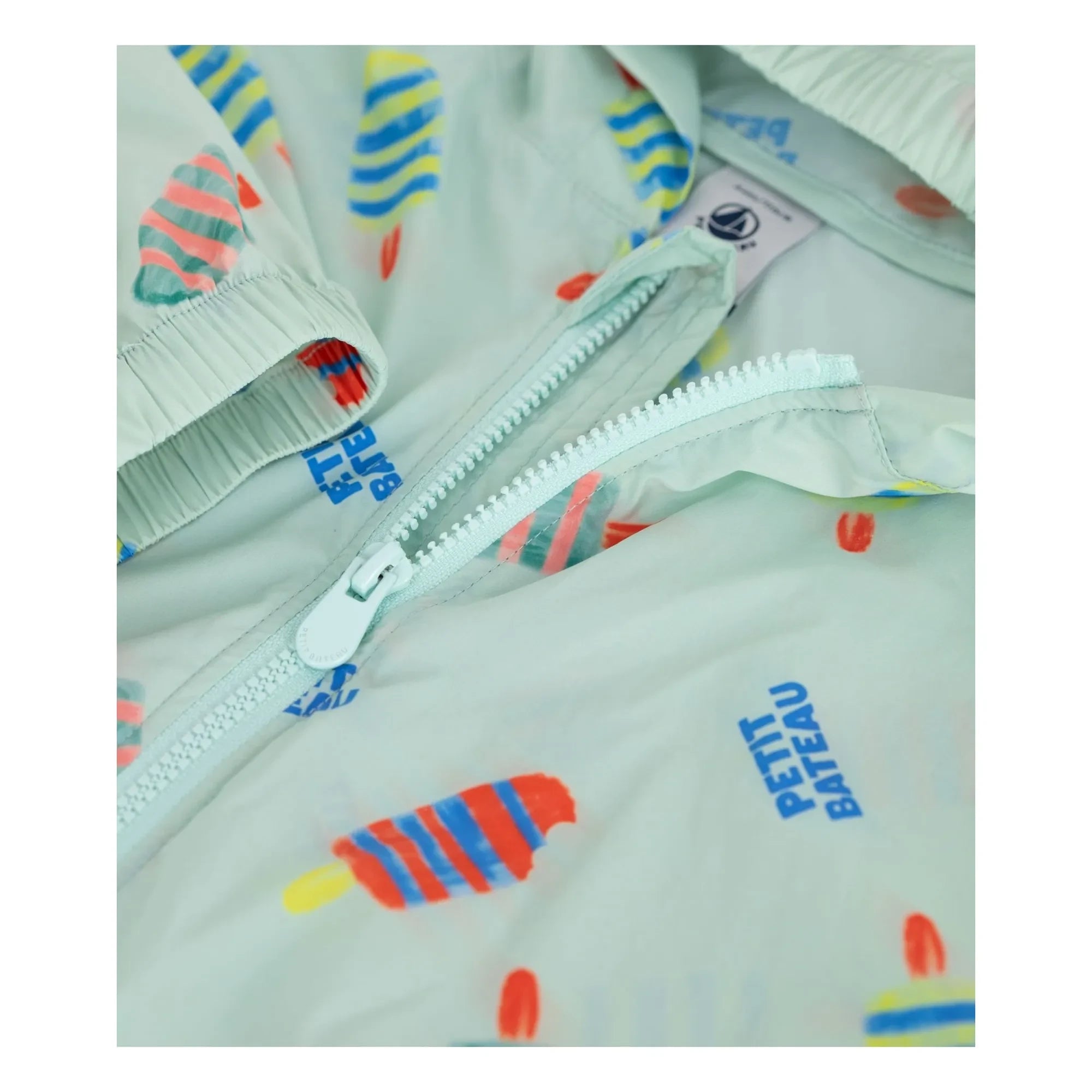 Petit Bateau - Cortavientos estampado floral | Blanco
